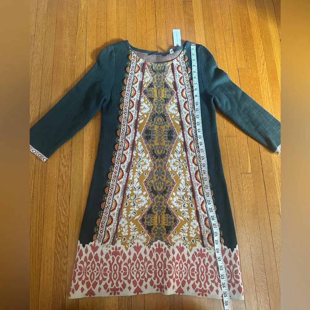 Anthropologie Lanka Tunic Dress by Knitted & Knotted, Size S, NWT - Image 3