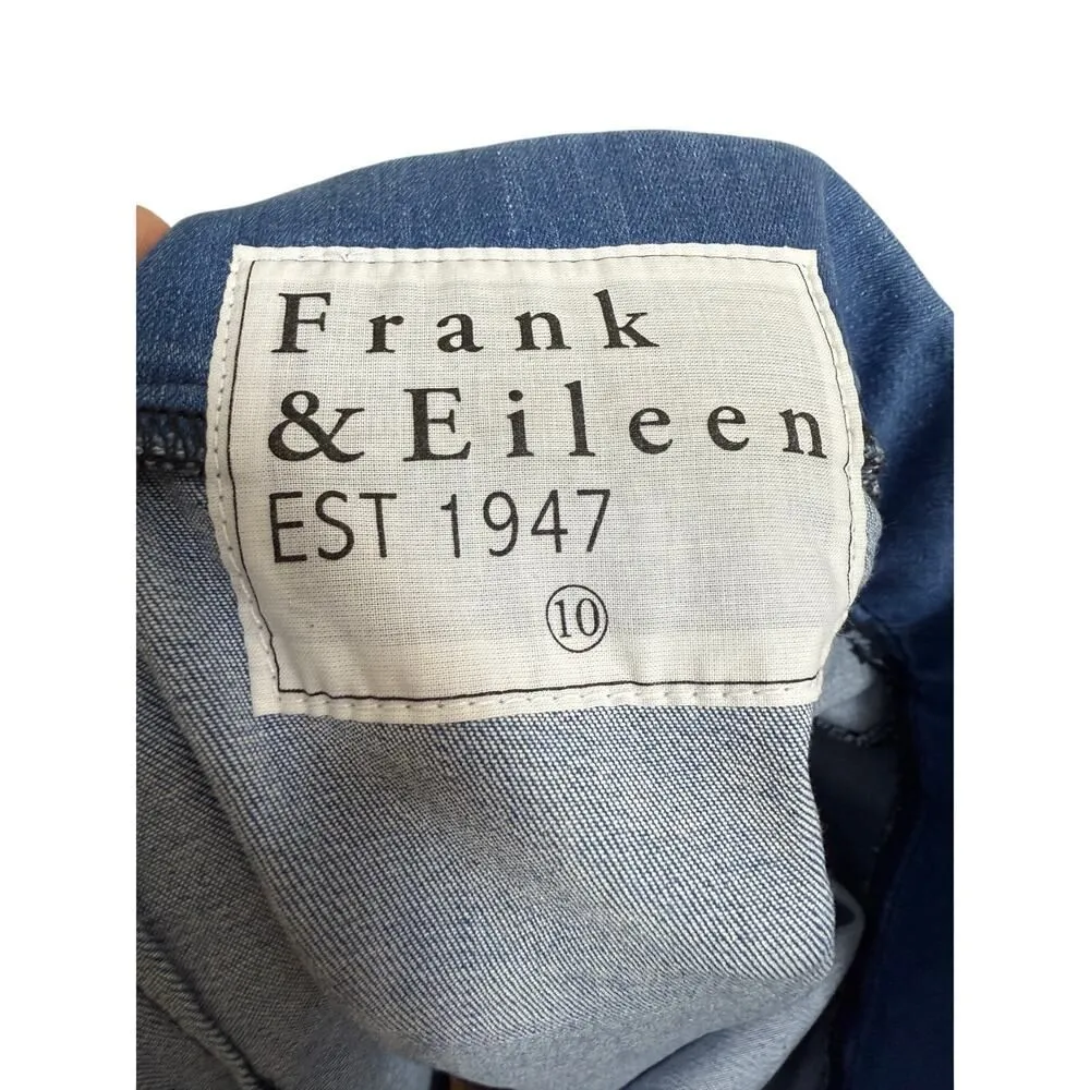 Frank & Eileen Denim Donegal Skirt Sz. 10 - Image 8
