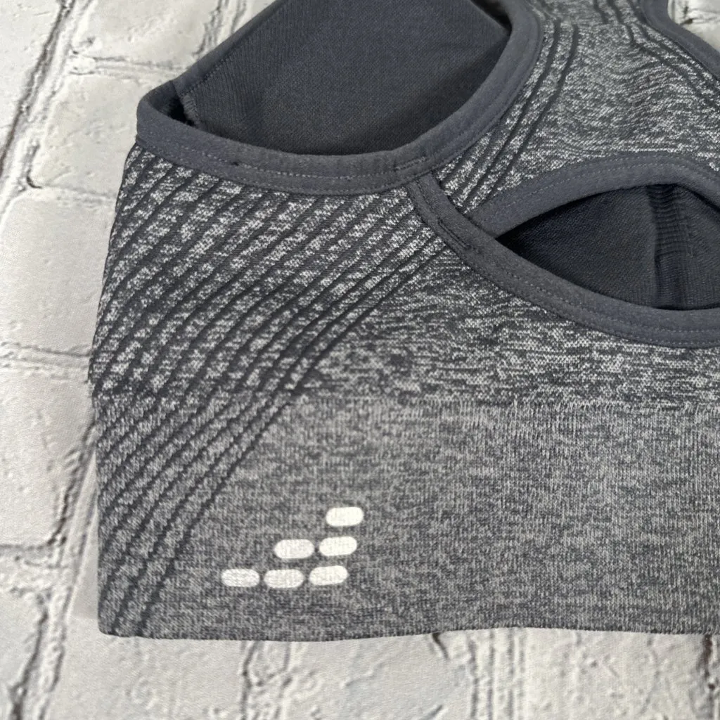 BCG Women’s Low Support Molded Cup Sports Bra size Small Grey Gray Removable Pad - Image 11