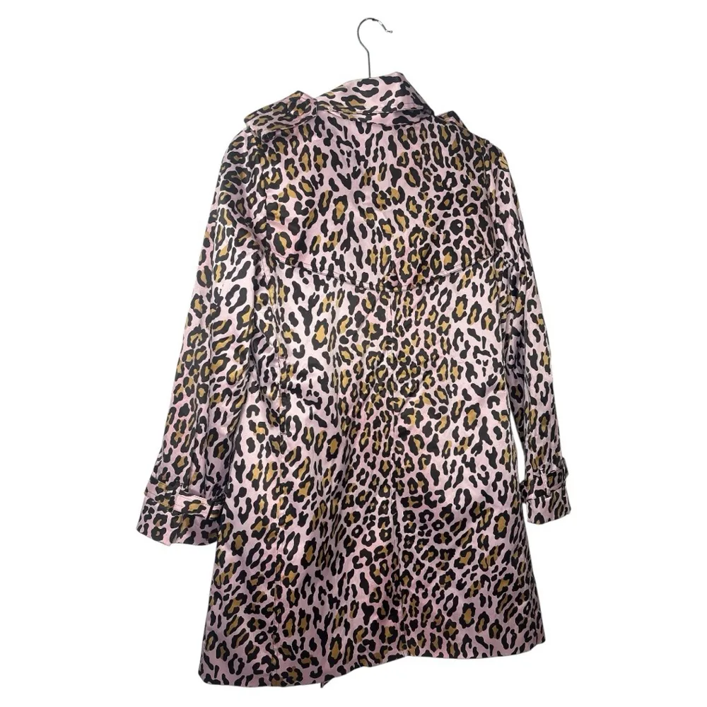 Joan Rivers Pink and Black Trench Coat - Image 5