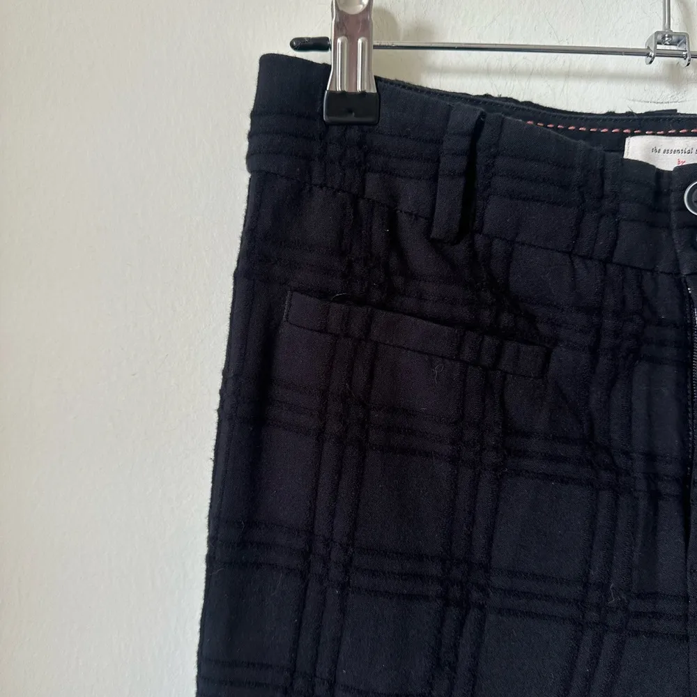 ANTHROPOLOGIE ESSENTIAL SLIM JACQUARD TROUSER PANT 2 - Image 5