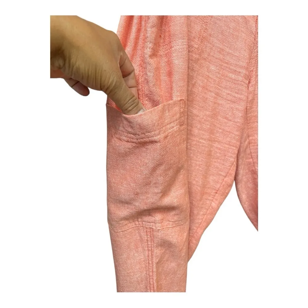 Sonoma Linen Rayon Blend Oak Orange/ Salmon/ Peach Orange
Cargo Jogger Sz 14 - Image 4