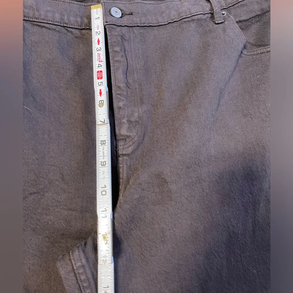 NWT Abercrombie & Fitch Ultra High Rise 90’s Straight brown jeans size 22 short - Image 9