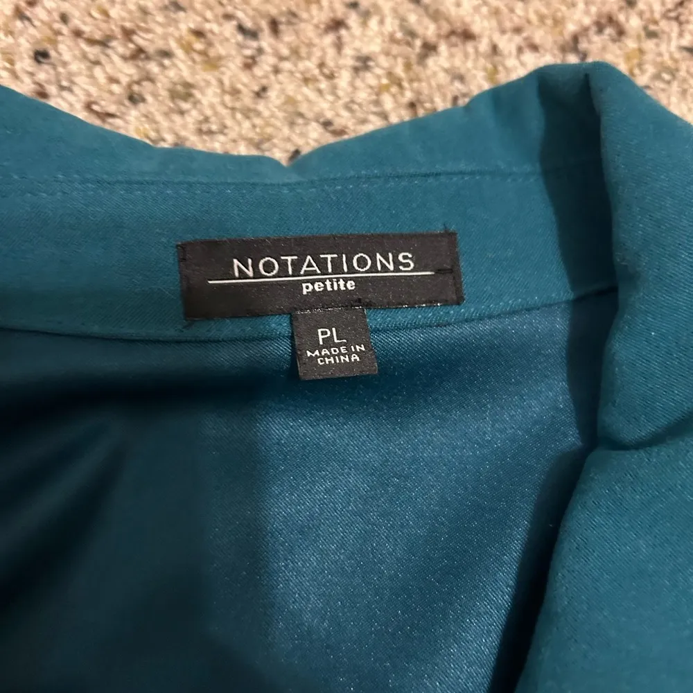 Notations  Teal Petite Jacket - Image 2