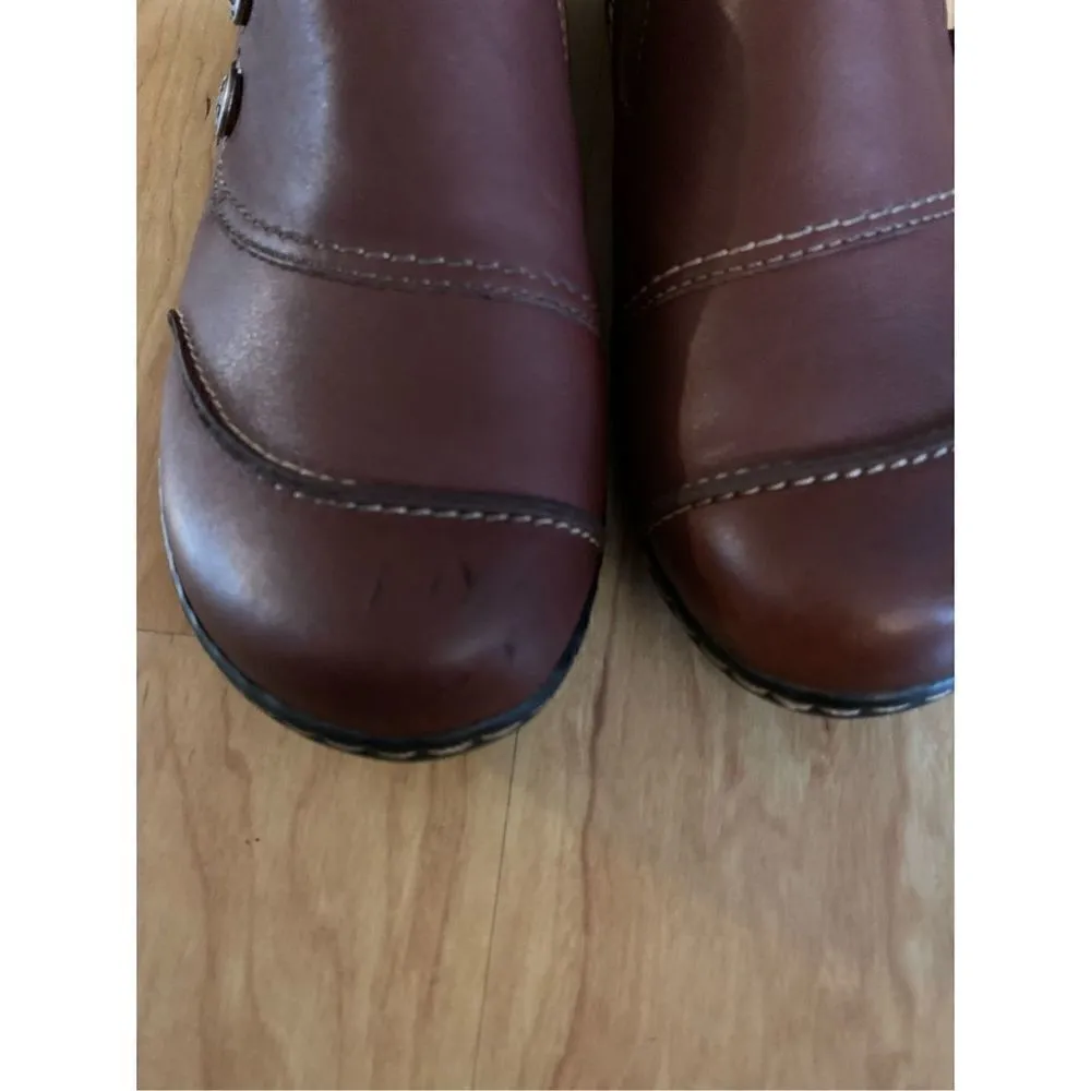 Clarks brown flag shoes size 10 m comfy work shoes - Image 5
