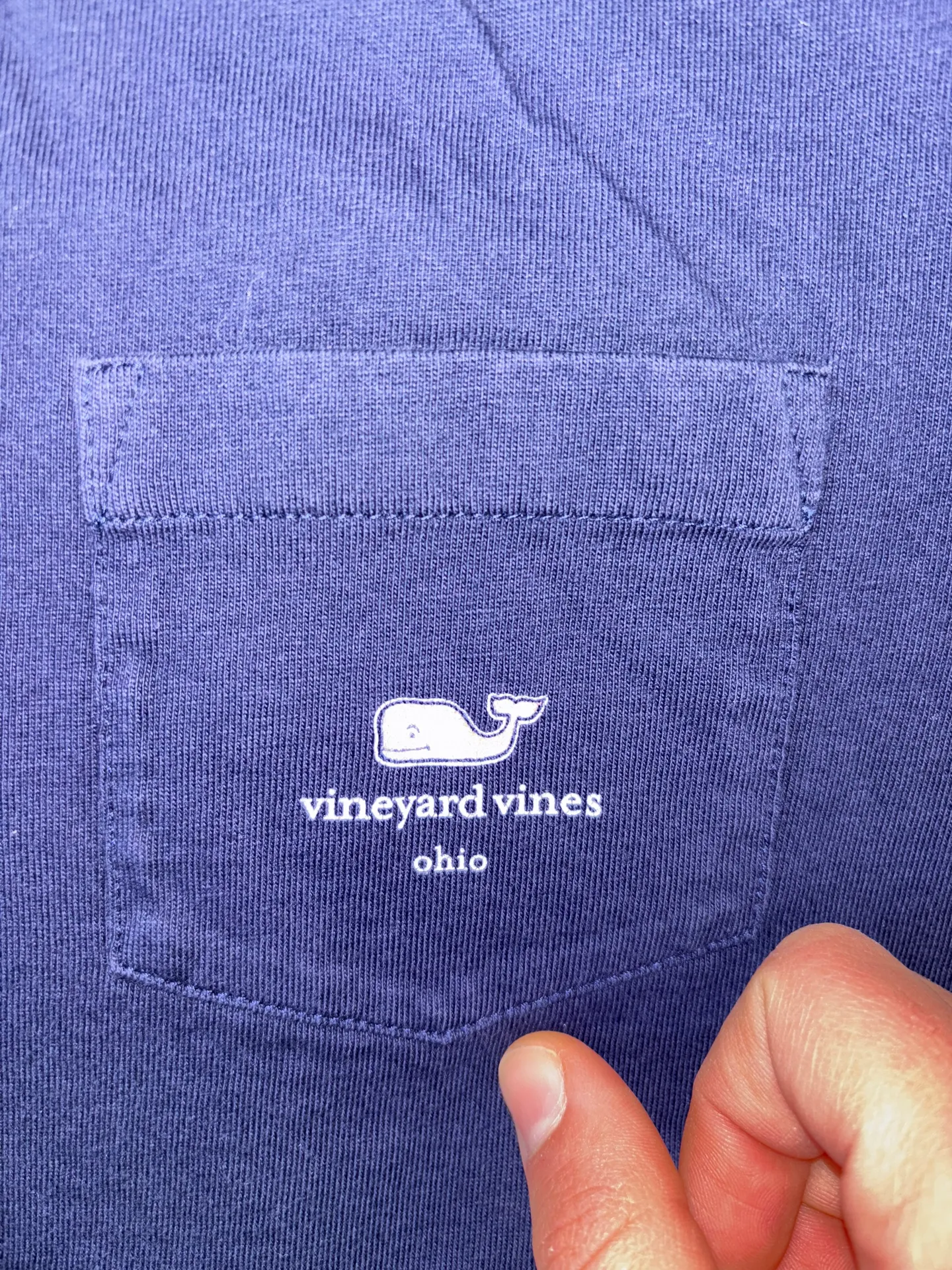 Vineyard Vines Ohio Navy Blue Long-Sleeve - Image 3