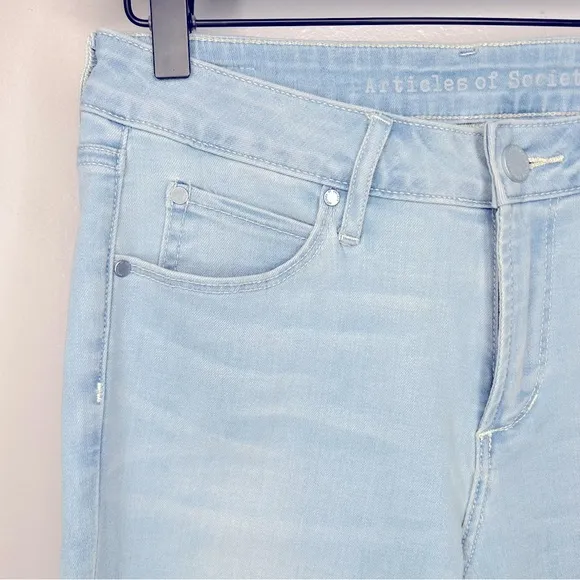Articles of‎ Society Mya Aqua Skinny Jeans Size 27 - Image 7