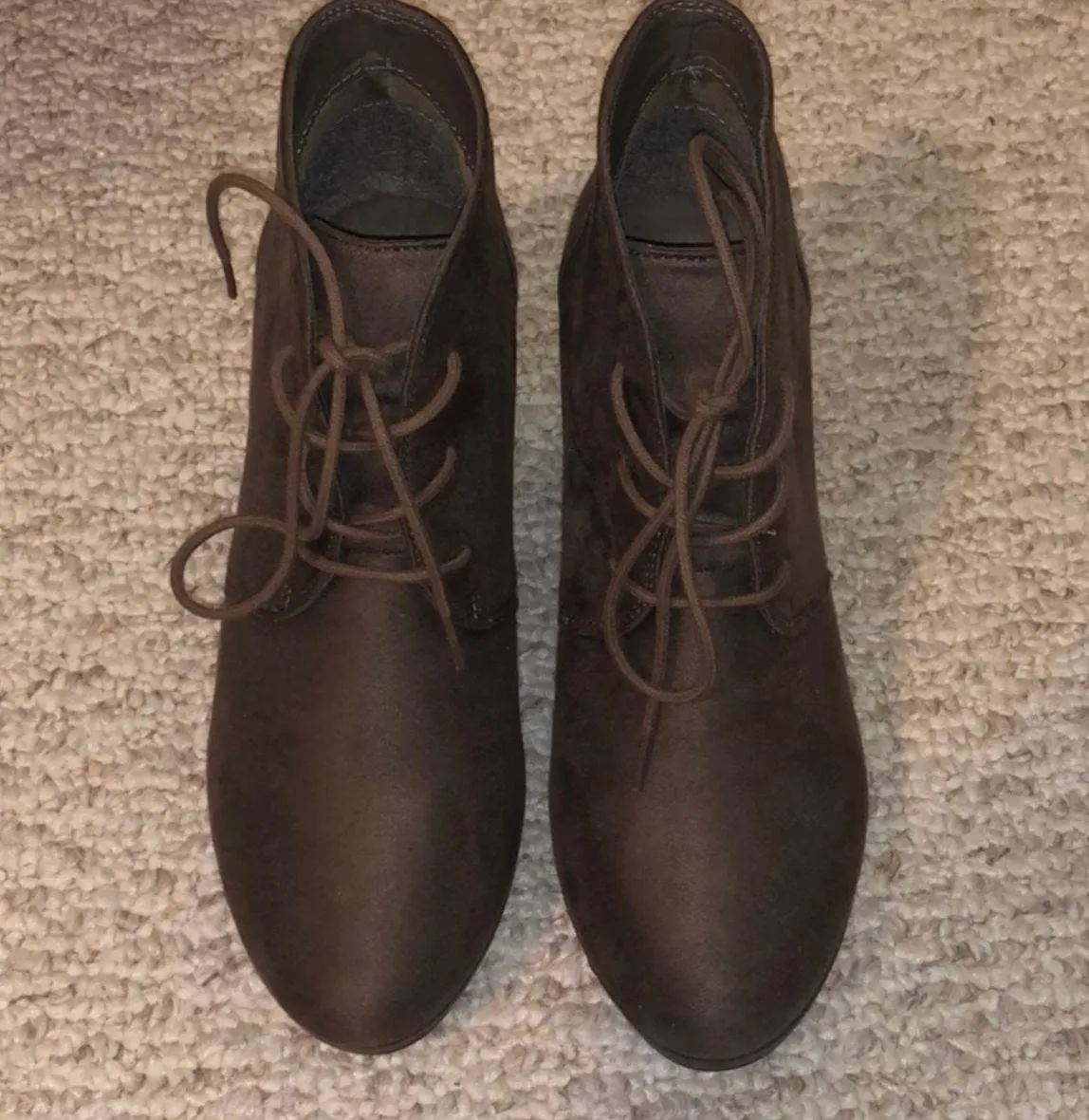 Heeled Booties Brown Size 9 - Image 2