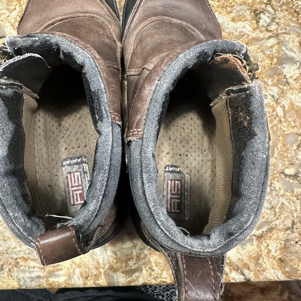 Ariat Brown and Black Ankle Boots - Image 6