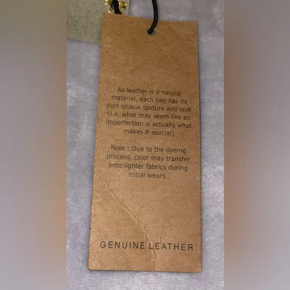 Margot New York Neutral Suede Genuine Leather Kaye Bucket Large Tote Lined Tan - Image 14