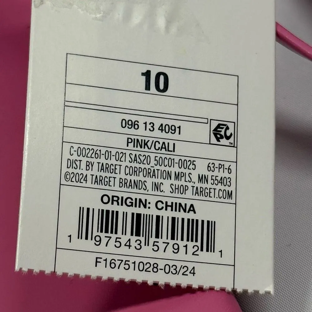 Women's Cali Flip Flop Sandals - Shade & Shore Size 10 - Image 2