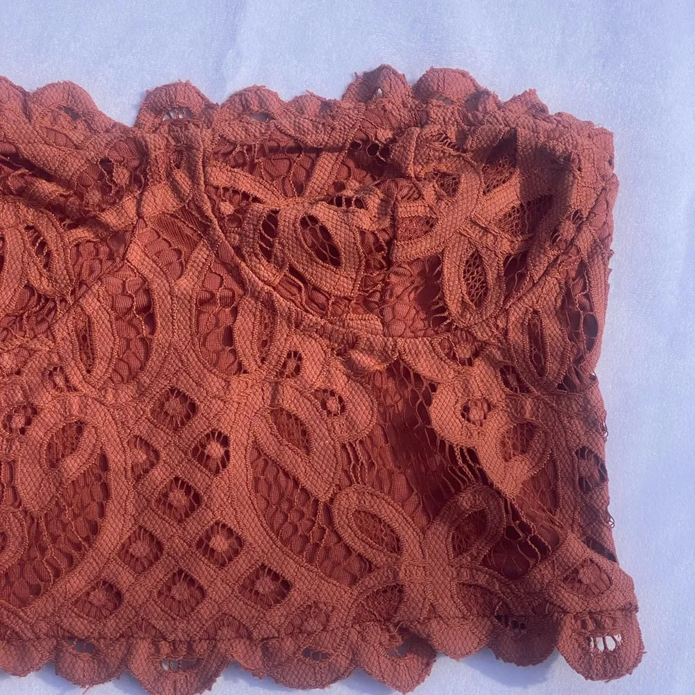 Free People One Lace Bra Too Bandeau Crop Too Boho Bralette - Image 3