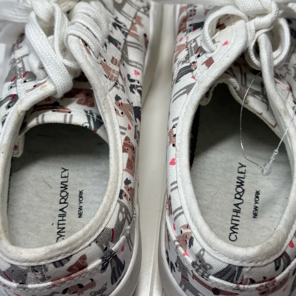 Cynthia Rowley Rossi Layered Dog Slip On Sneakers - Image 9