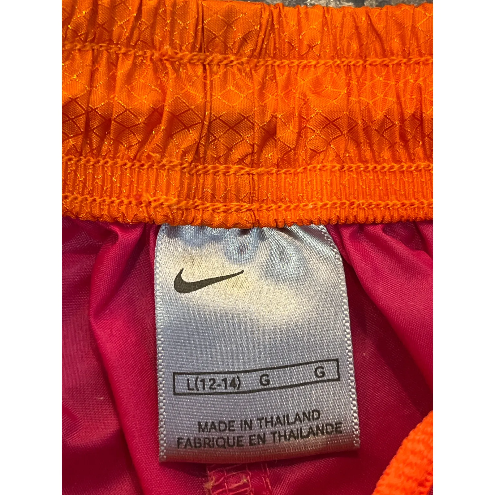 Vintage Nike Windbreaker Tracksuit Women Oversize  Large Retro Pink Orange - Image 7