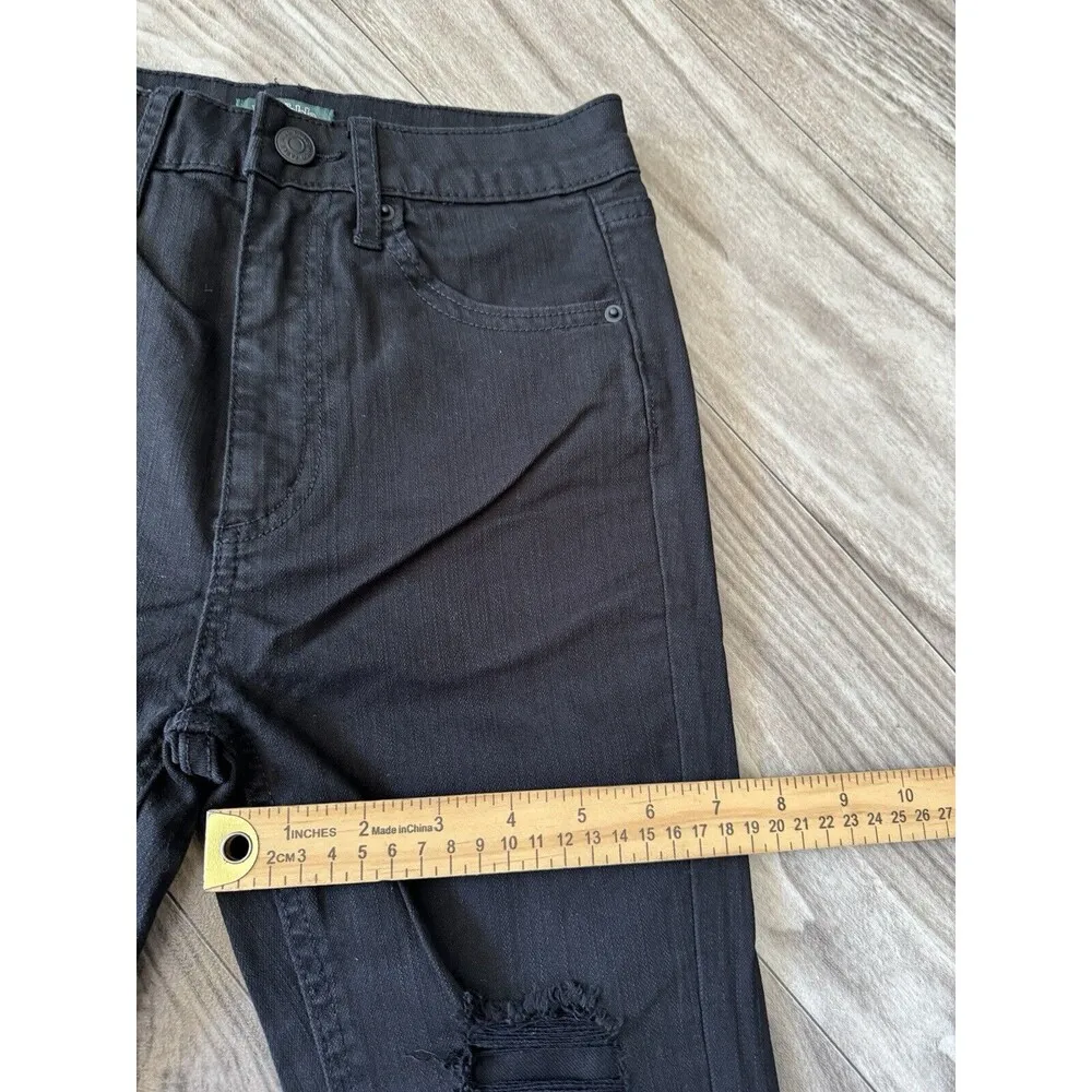 Wild Fable womens super-high rise Skinny jeans Black 00/24 W 29” In - Image 7