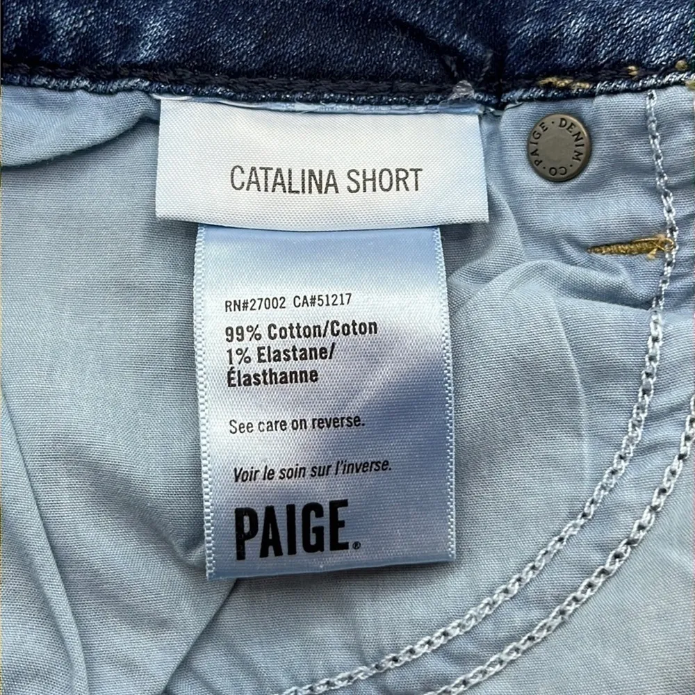 Paige Catalina Short 3” Inseam Mid Rise Size 31 - Image 10