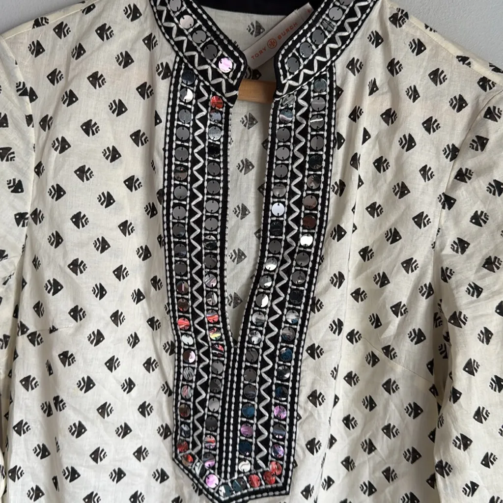 Tory Burch kingfish sequin trim tunic 6 - Image 8