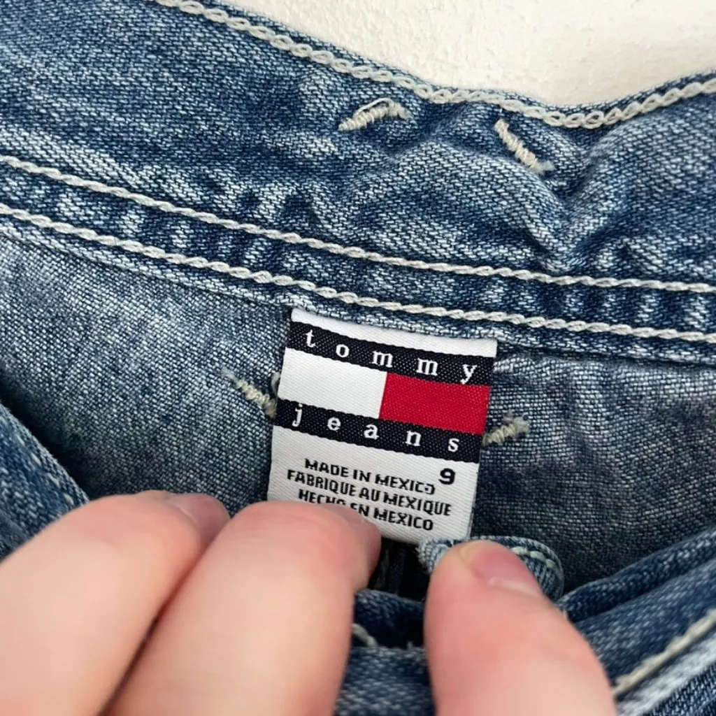 VINTAGE VTG TOMMY JEANS TOMMY HILFIGER Carpenter Jean Medium Wash Y2K 00s Preppy - Image 5