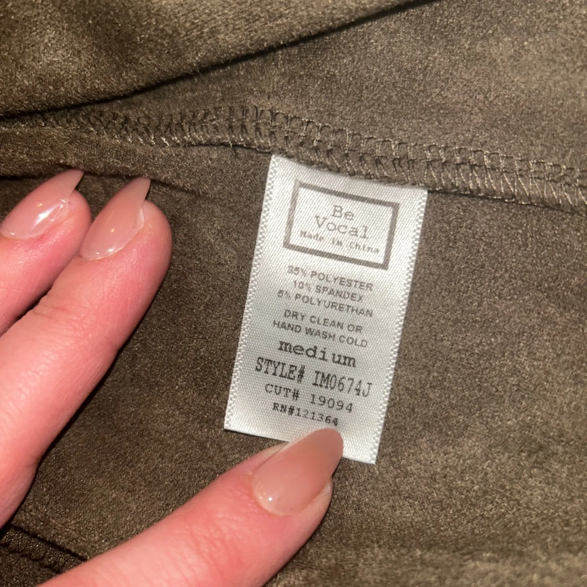 Vocal USA Western Cowgirl Fringe Tassel Belted Faux Suede Long Jacket Duster M - Image 13