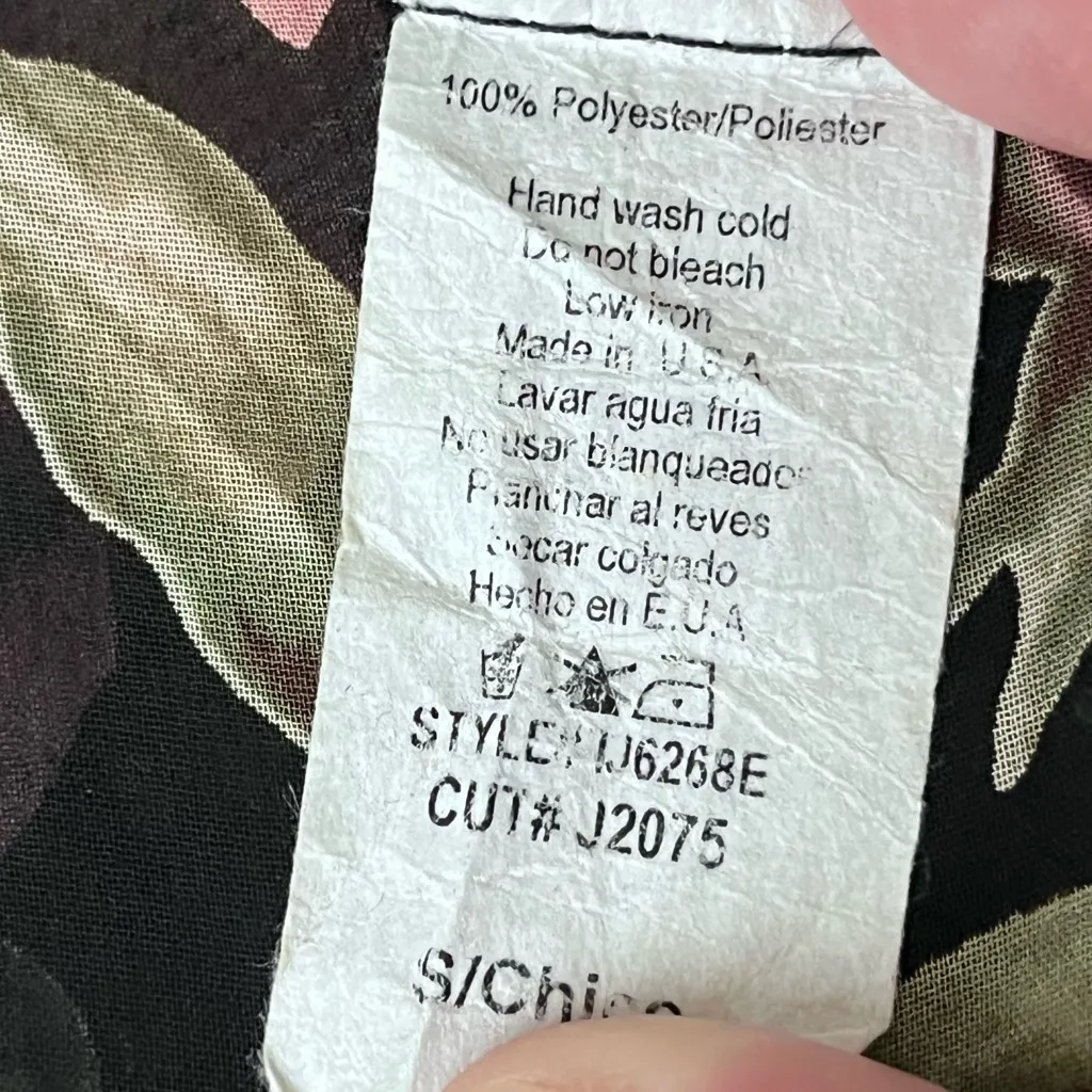 Lovely Day Floral Sheer Kimono Cardigan Blouse S Romantic Grunge Fairy Coquette Black - Image 7