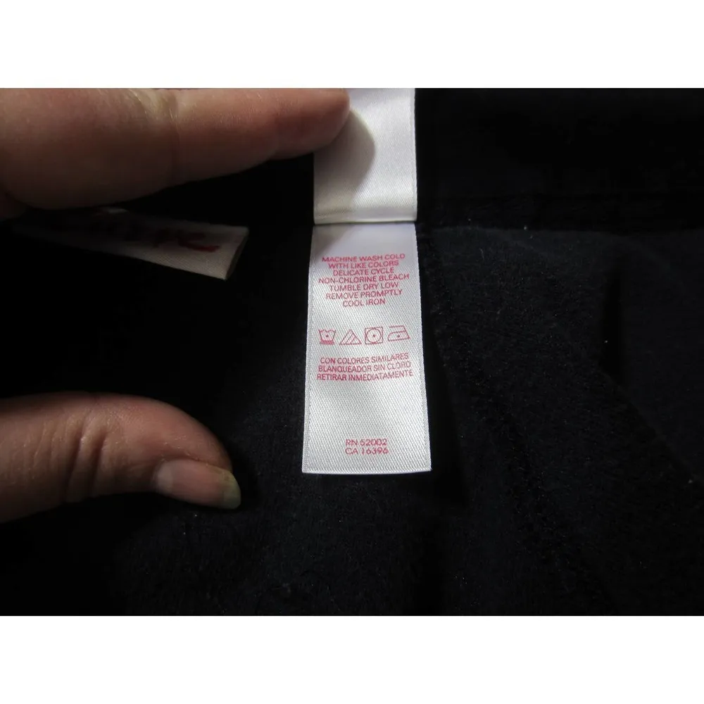 CURVE Blue Full Zip Up Hoodie Cropped Hooded Sweatshirt Womens Size L Size L - Image 5