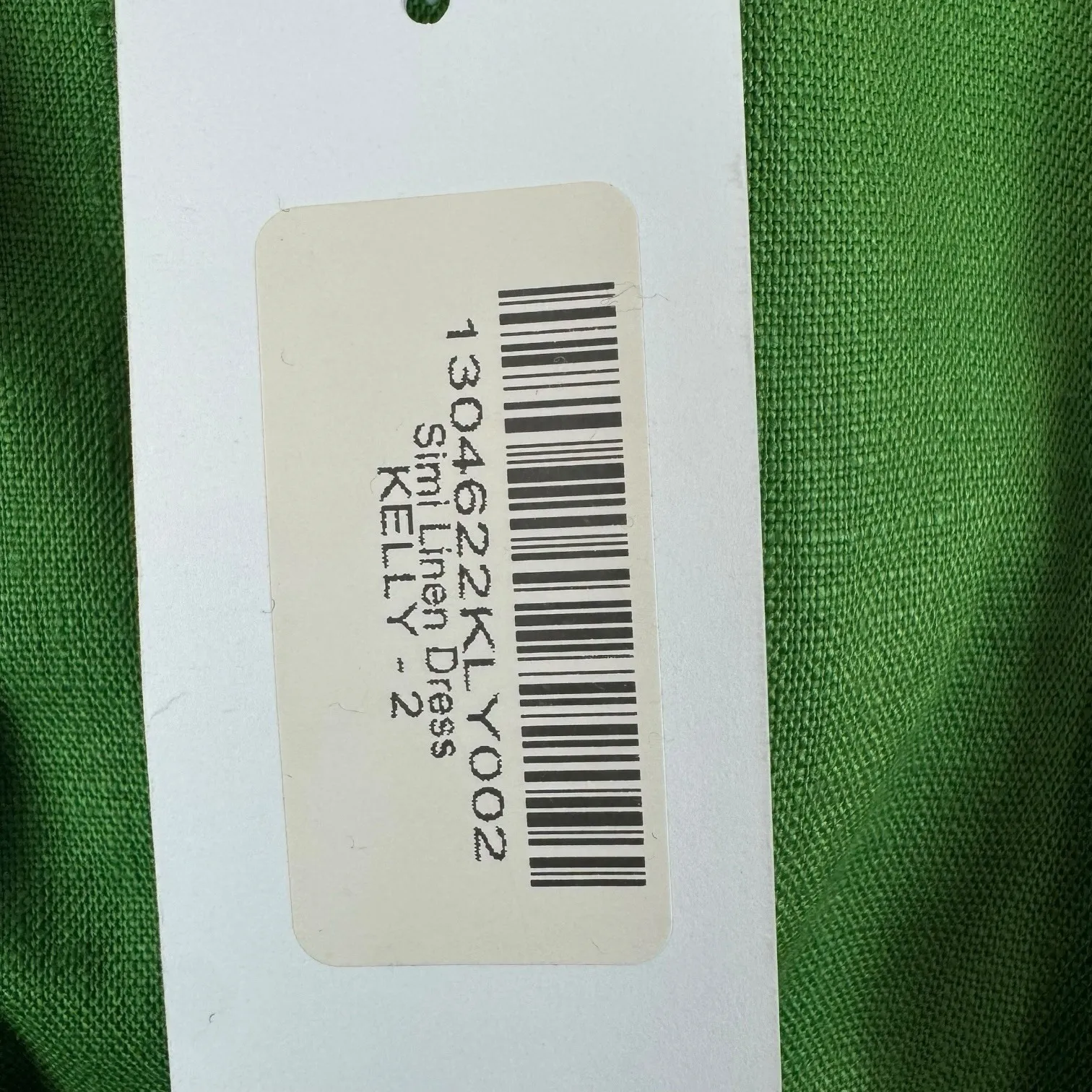 Reformation Simi Linen Mini Dress Size 2 In Kelly‎ Green - Image 4