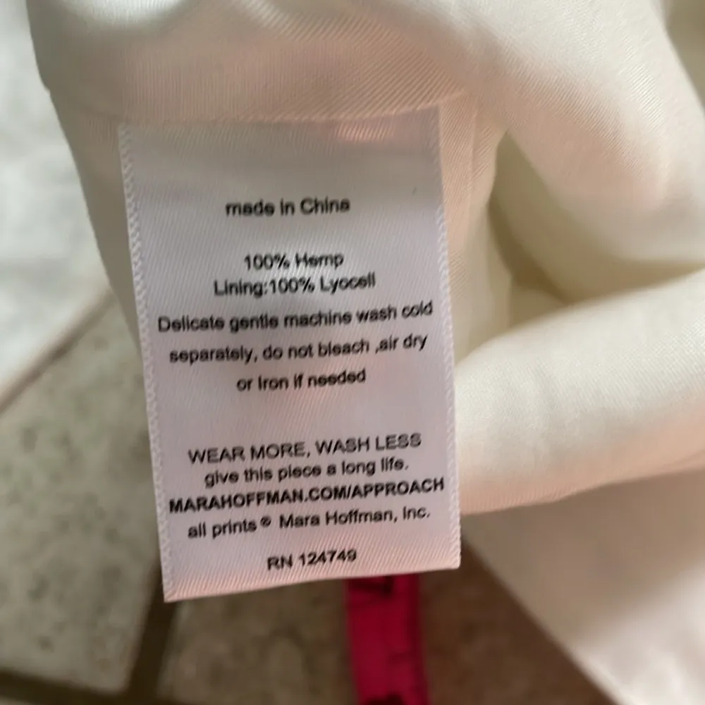 Mara Hoffman Julia Crop Top White - Image 15