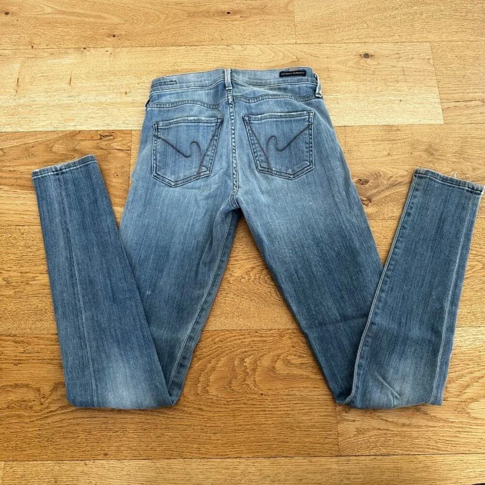 Citizens of Humanity - Faded Skinny Jeans in Blue - Image 8