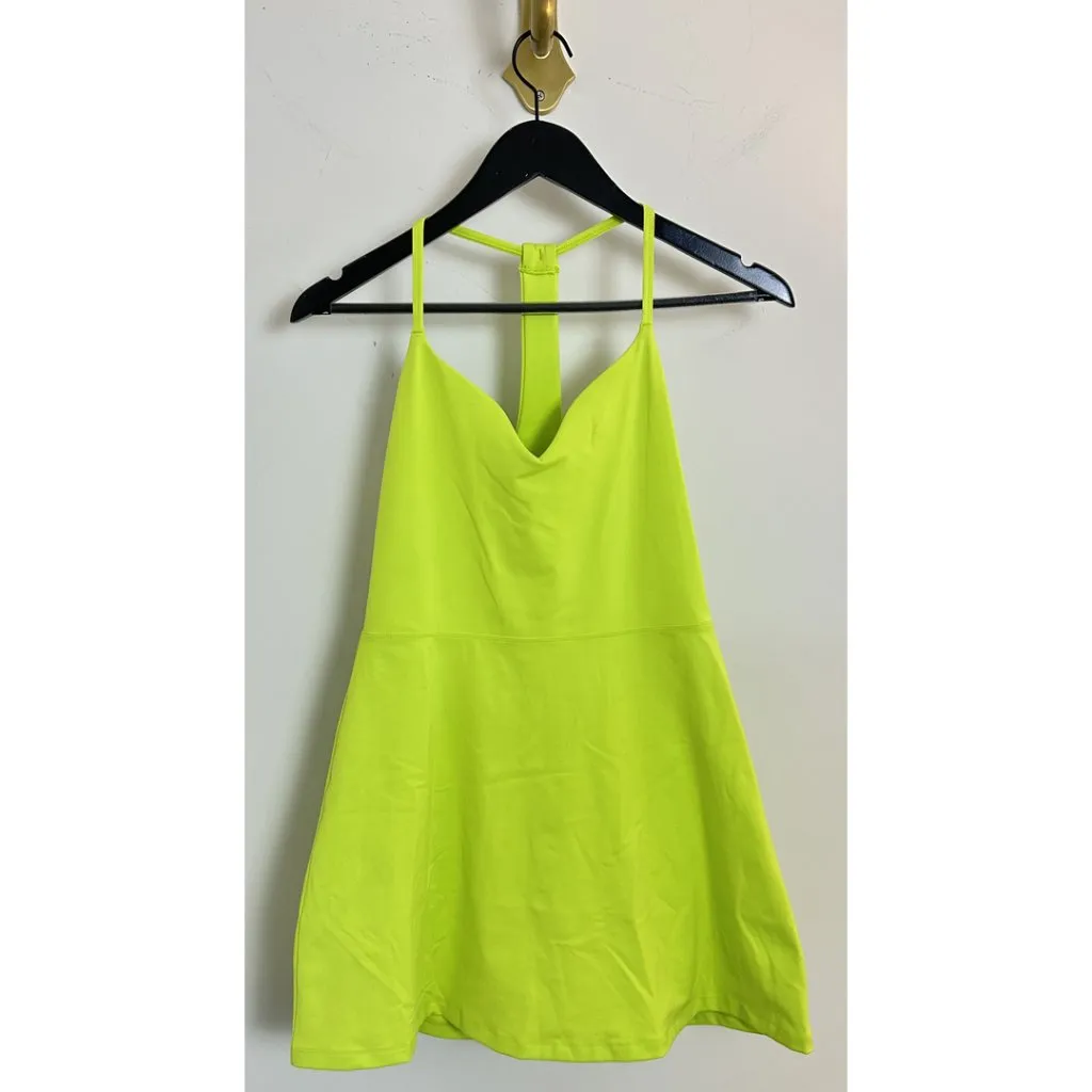 SPIRITUAL GANGSTER Jet Active Mini Dress in Lime Green Size Small - Image 4