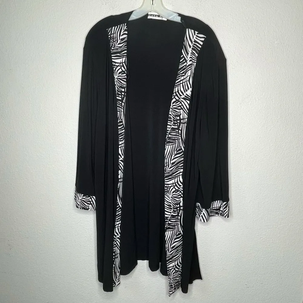 Dana‎ Kay Coverup Black Size XL - Image 5