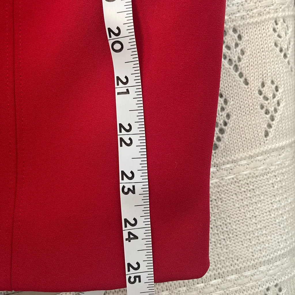 Jay AHR Off The Shoulder Formal Mini‎ Dress Red Size 4 - Image 11