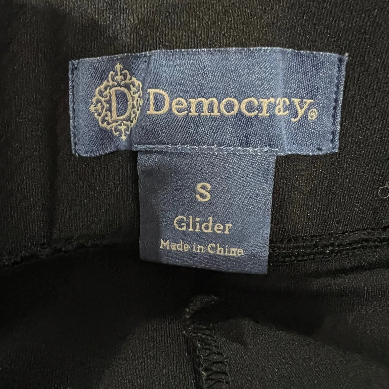 Democracy Women's Black Glider Leggings Comfortable Pull On Pants Size S Career - Image 6