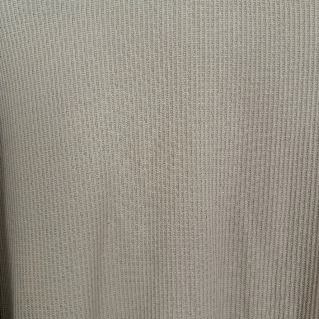 Ariminta James Women's Tan Waffle Knit Cropped Oversized Tee - Image 3