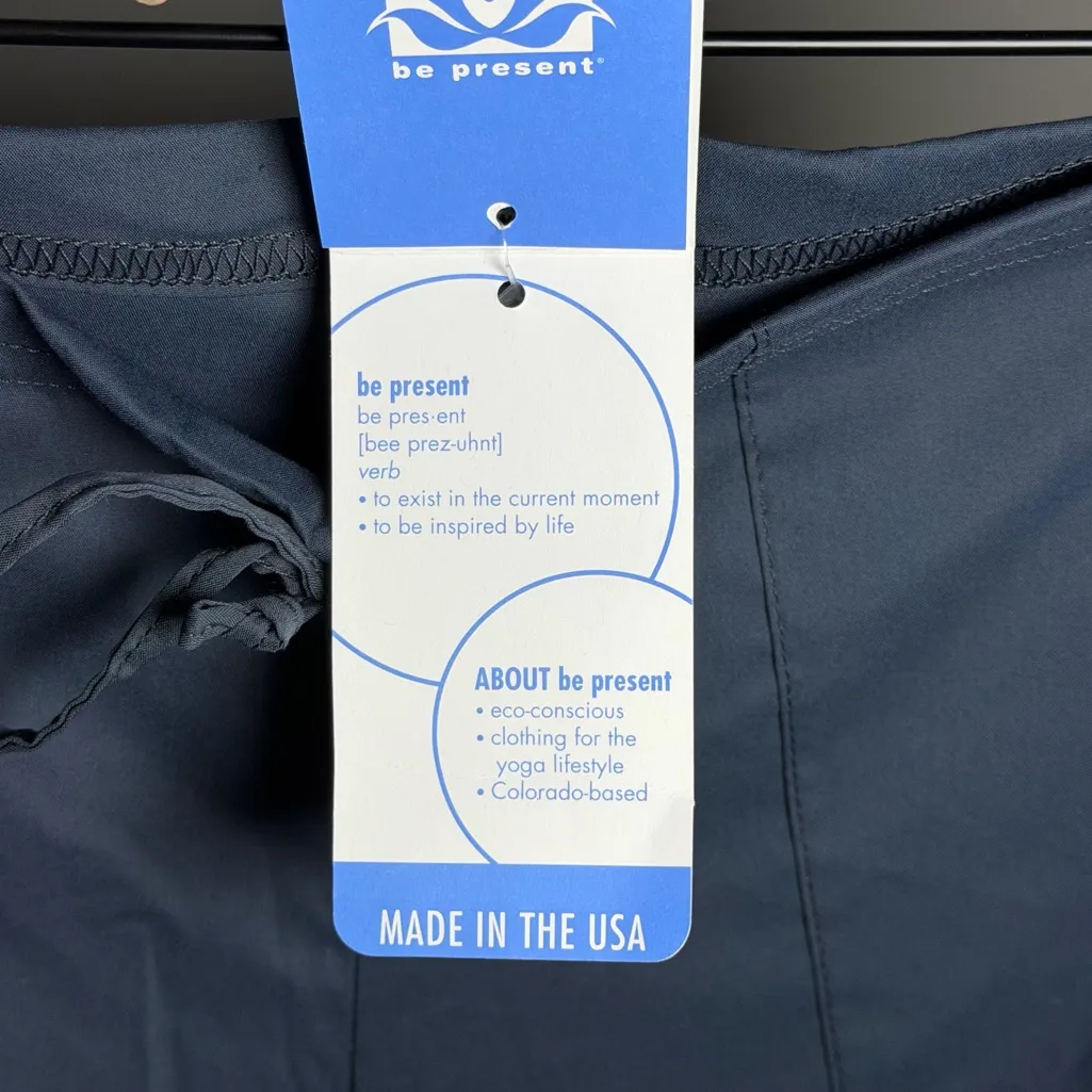 NEW Be Present Versatility Pant Dark Gray Side Snap Yoga Pants L Made USA Active Size L - Image 7