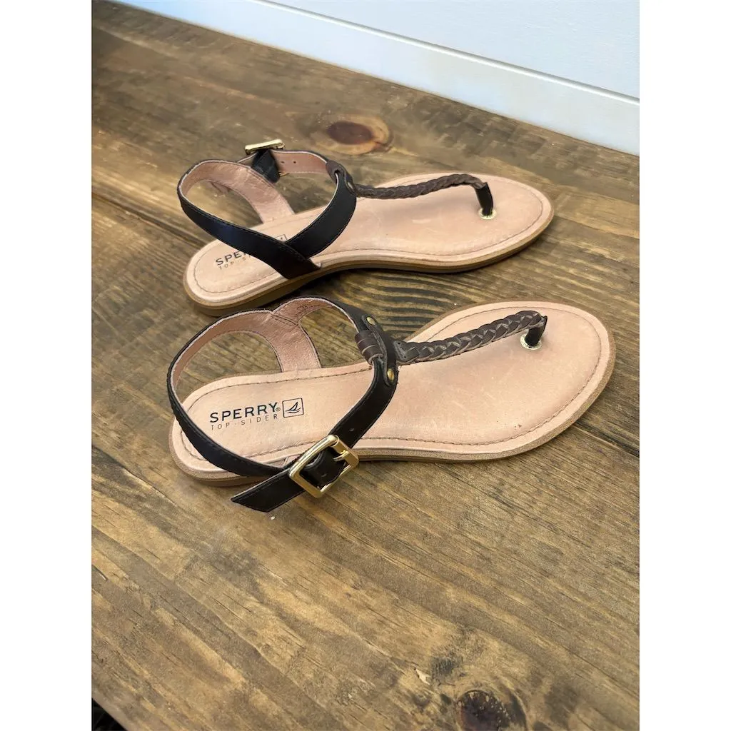 Sperry Women's Virginia‎ Thong Sandals Brown Size 7M Casual - Image 6
