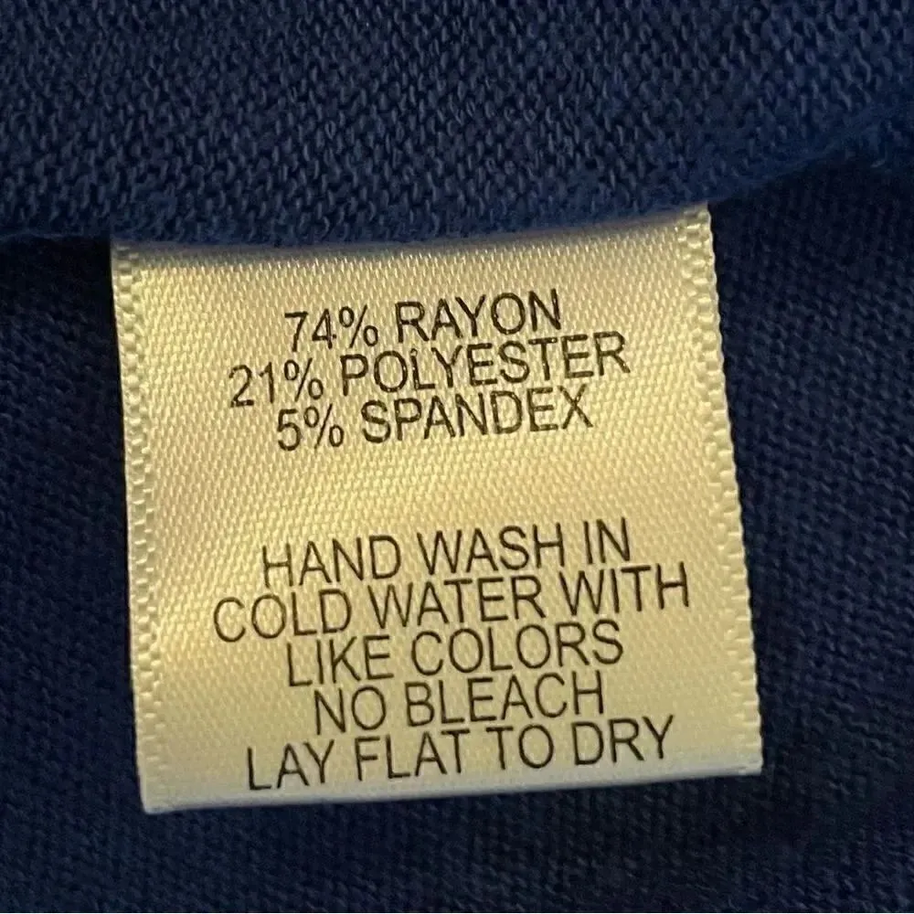 Gybson  Nordstrom Cozy Sleeveless Muscle Tank Royal Blue SZ L - Image 13