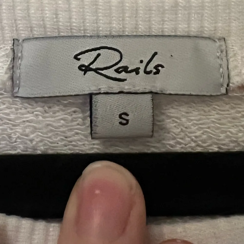 Rails Theo Sweatshirt in Blush Tiger Stripes - Image 6