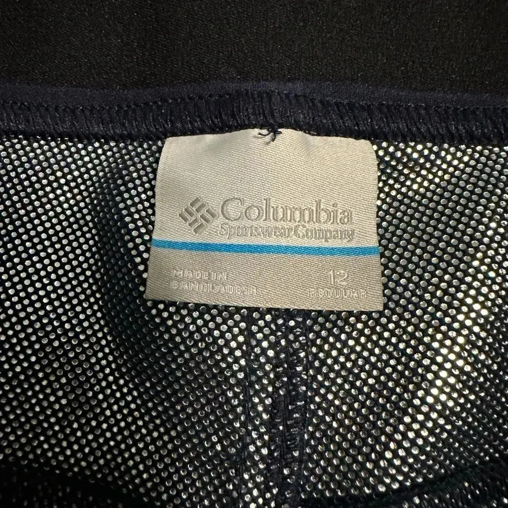 Columbia Mt Boulder Pants Women’s Size 12 Hiking Warm Navy Heavy Duty - Image 4