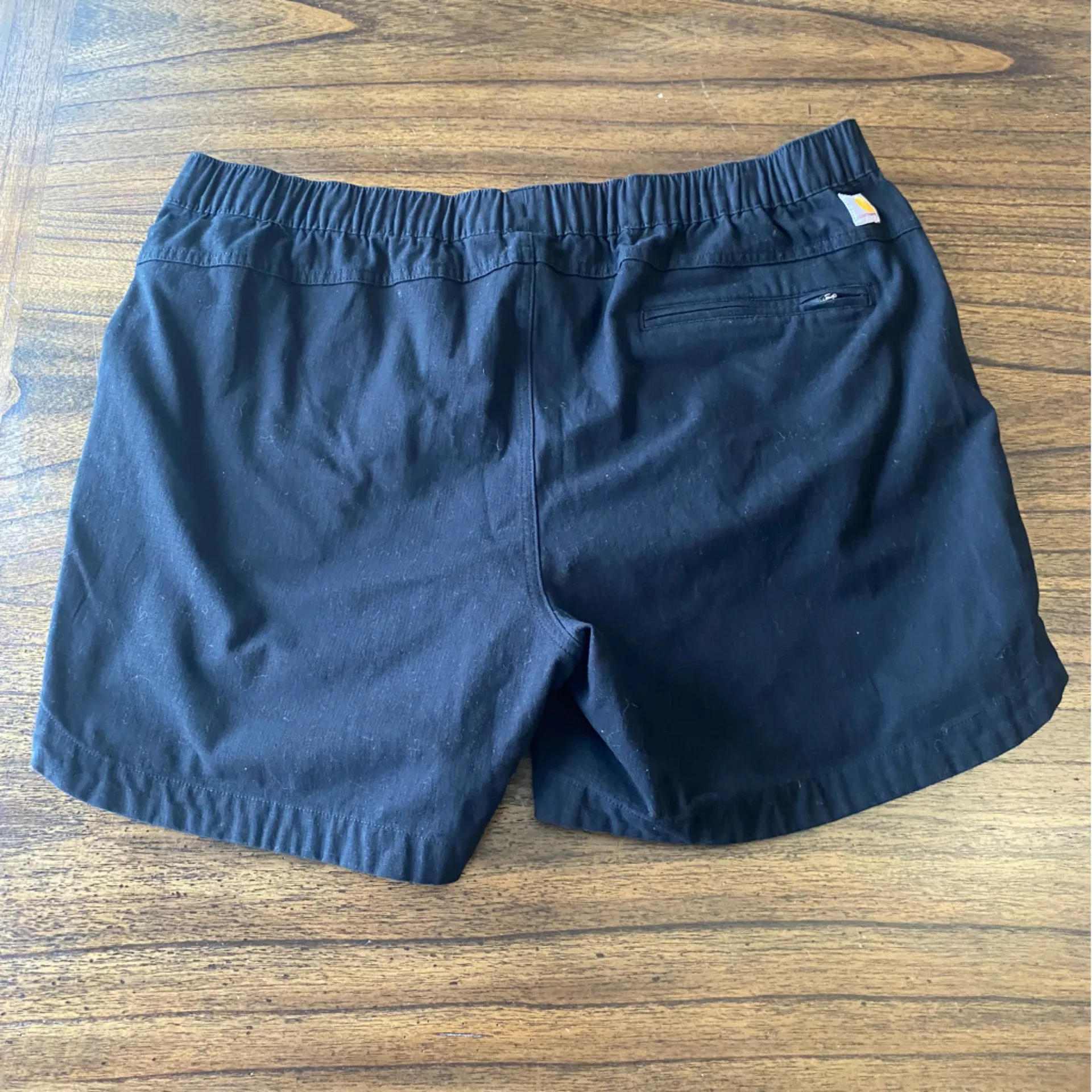 Carhartt Women’s Force Ripstop Work Shorts – Black, Size XL, Relaxed Fit - Image 3