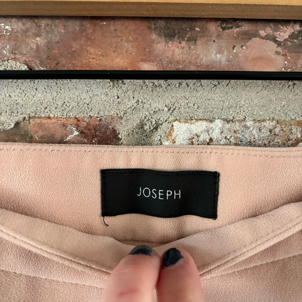 Joseph Pink Queenie Crepe Pants, 8 - Image 4