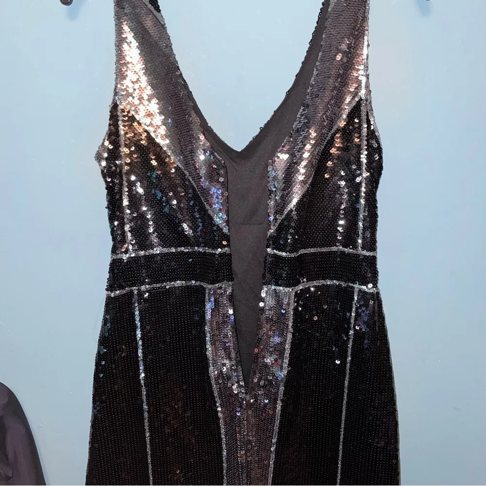 B Darlin All Over Sequin Sheath Dress Size 11/12 - Image 7