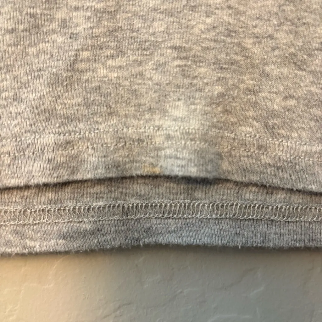 ⭐️Brandy Melville gray v-neck cotton short sleeve shirt size one size - Image 12