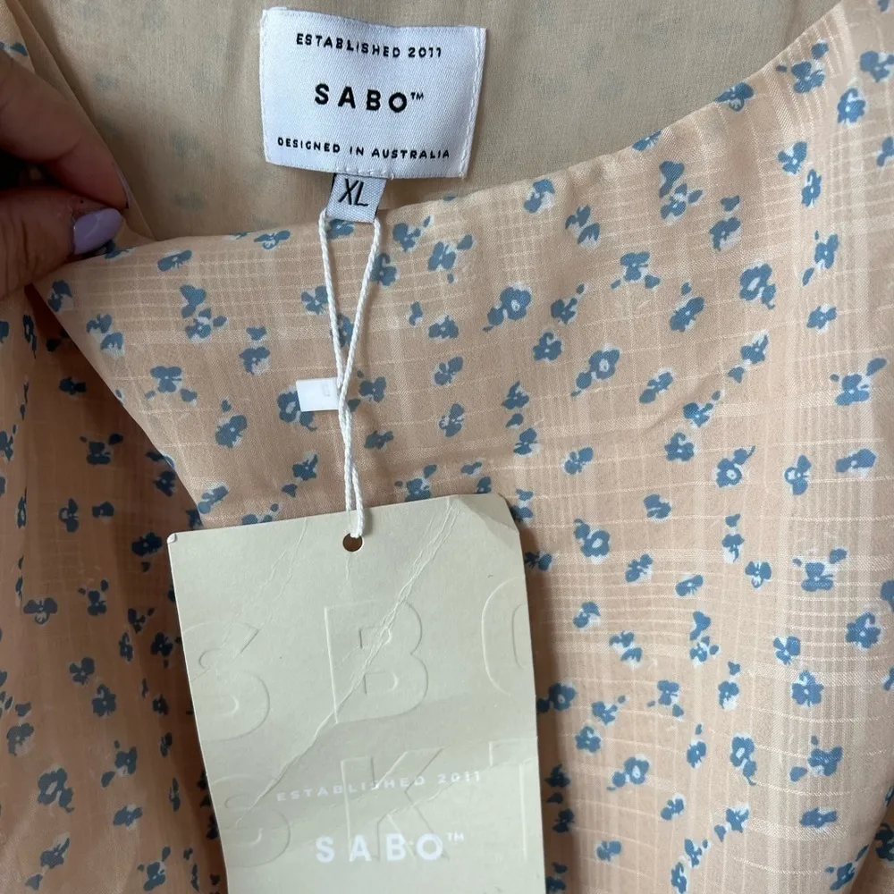 NWT Sabo Skirt Side Cut-Out Bluebell Nara Mini Dress Sz XL - Image 11