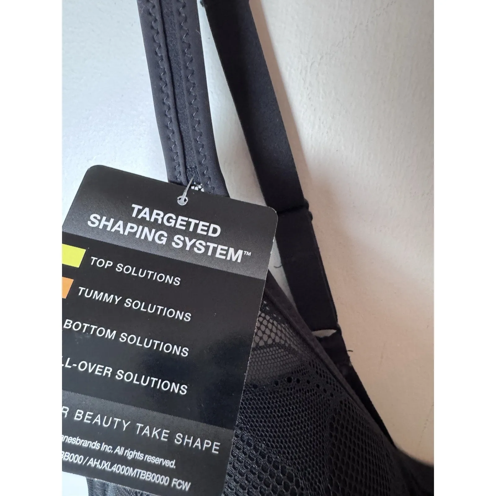 Bali womens Ultra Light Body Briefer Size 34C Shapewear Black NWT $62 - Image 3