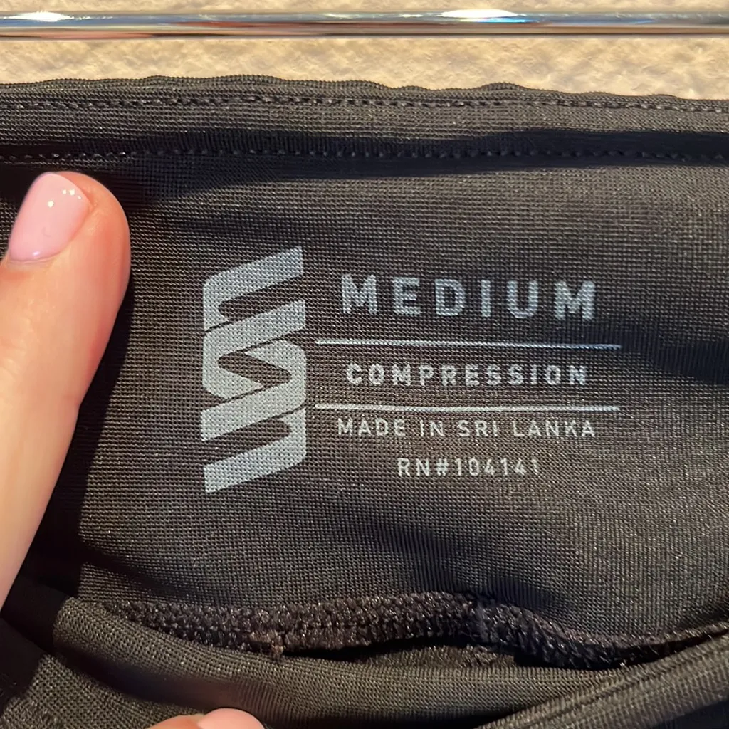 Second Skin Women’s Compression Leggings Size Medium Black - Image 4