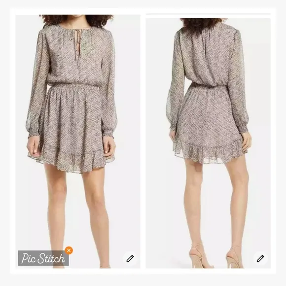 Wayf dede x emily Laura Cheetah Print Mini Dress - Image 2