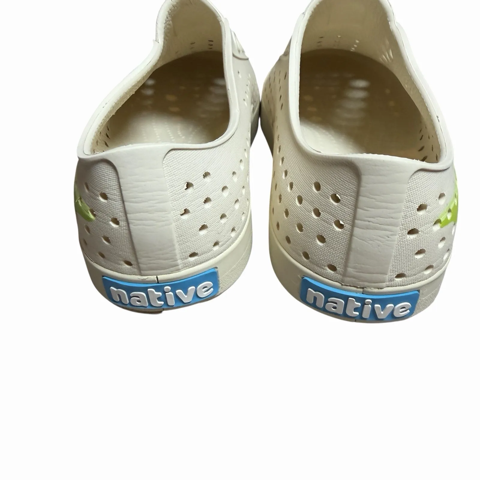 Star Wars x Native Shoes Jefferson Baby Yoda Grogu Cream Slip On M3 W5 EVA Tan Size 5 - Image 10