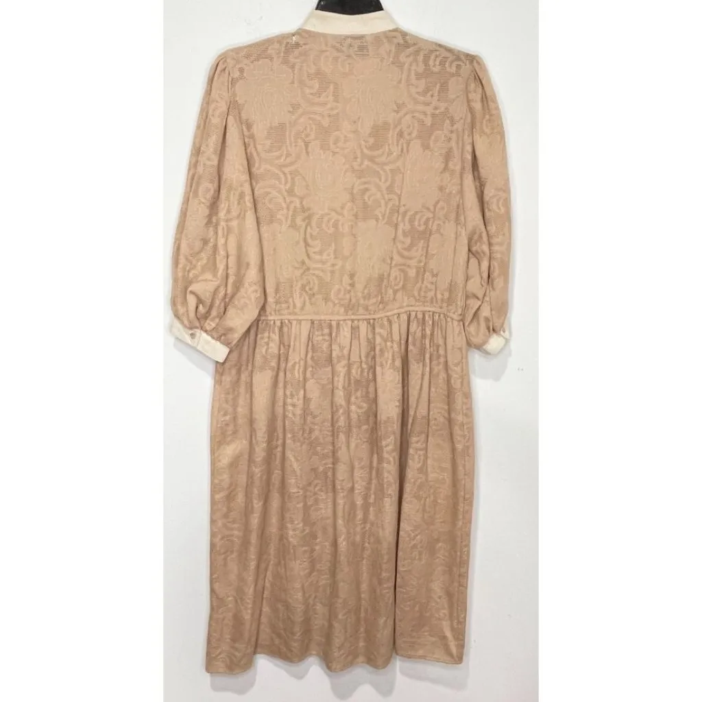 Vintage Dress Prairie Cottagecore Modest Trad Wife Pioneer Costume 80s - Image 2