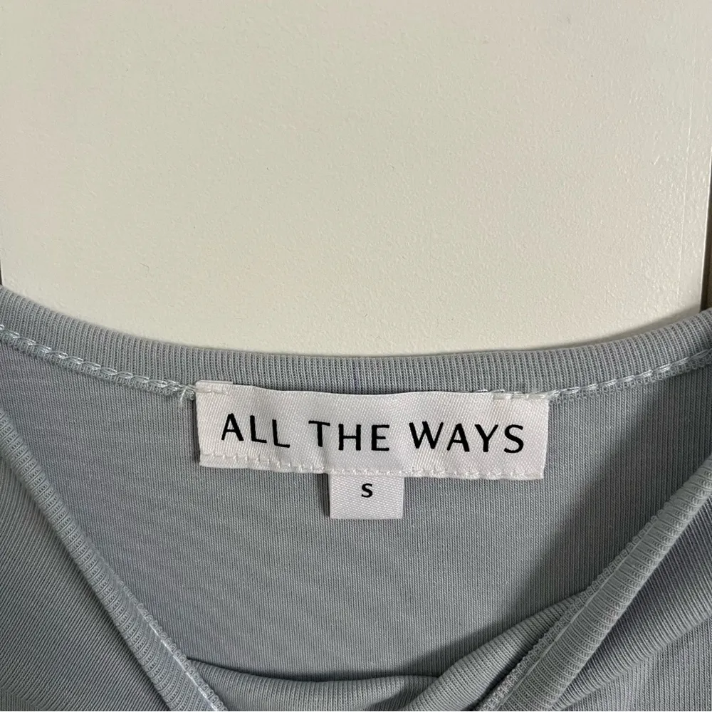 Revolve All The Ways Babydoll Mini Dress Light Blue - Image 2