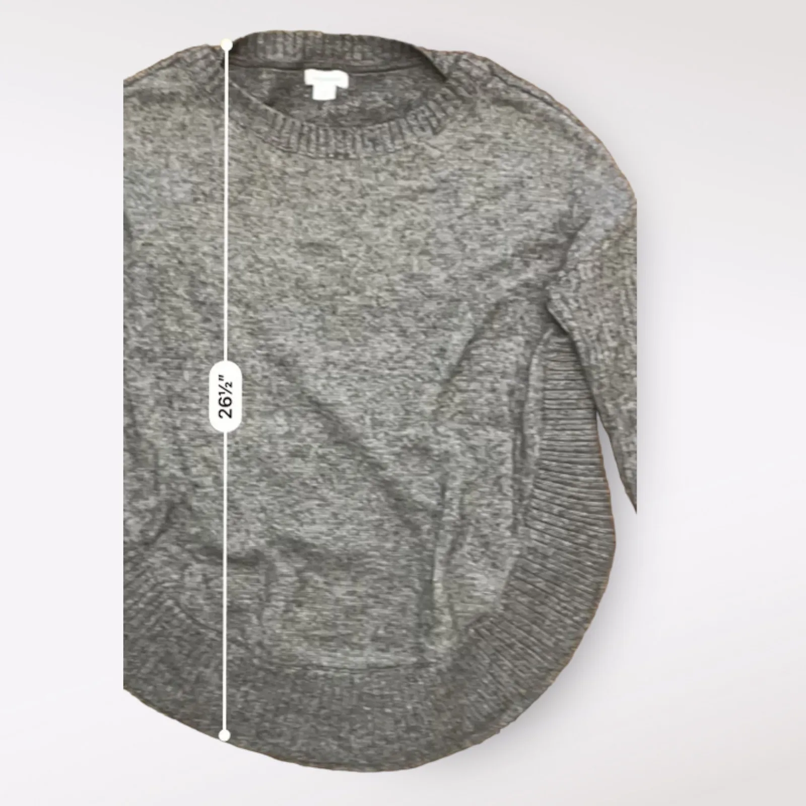 Sundance Catalog Valeria Sweater Gray Size S‎ - Image 5